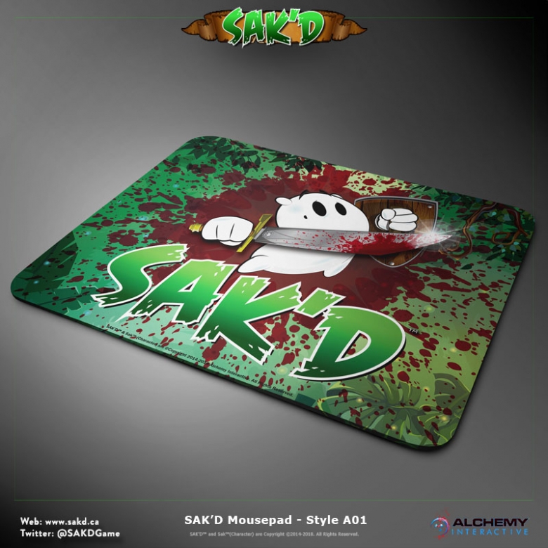 SAK'D Mousepad - 'Platformer' Edition