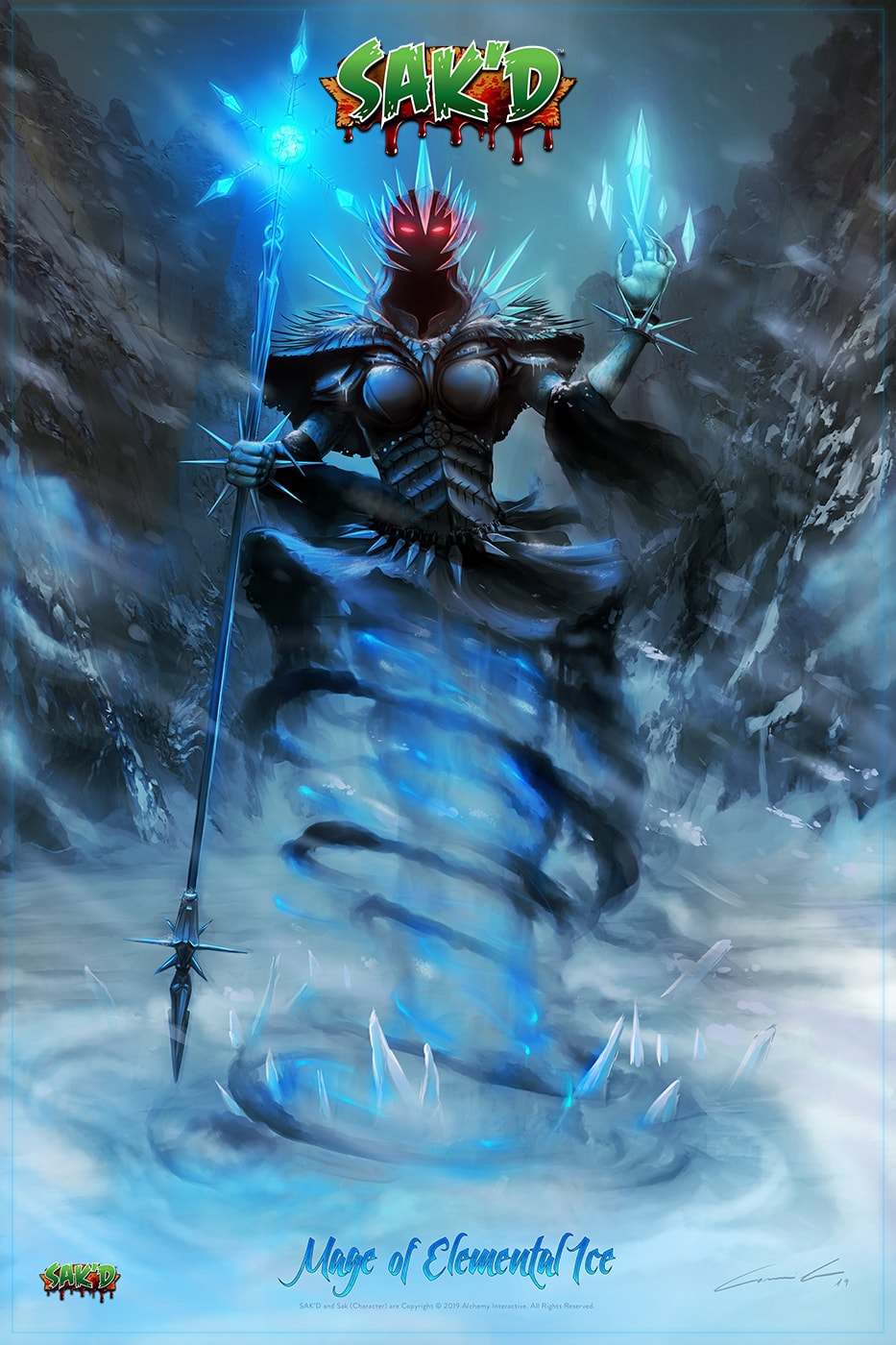 SAK'D - Dark Mage of Elemental Ice