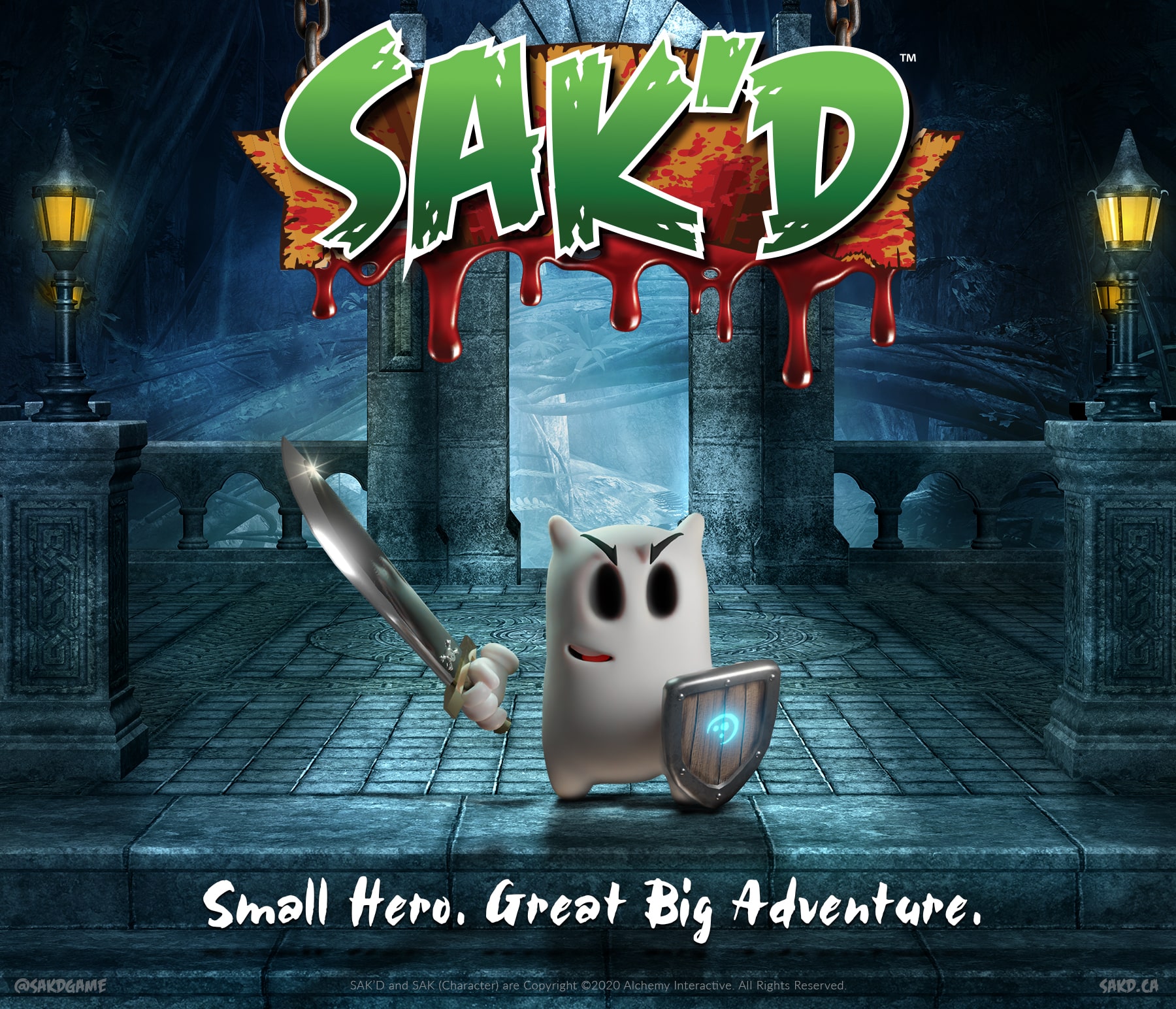 SAK'D Temple Entrance Poster