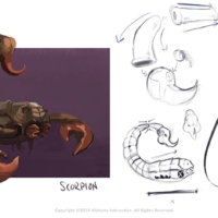 SAK'D - Concept Art - Scorpion