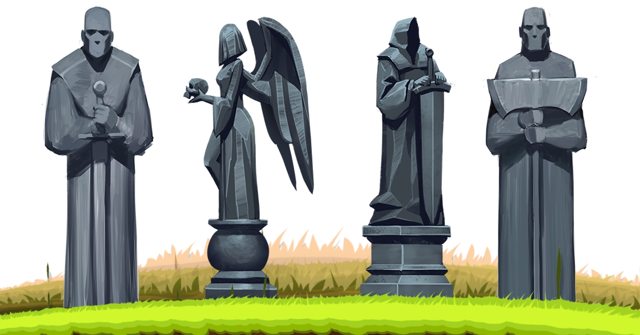 Backer Dedication Statues