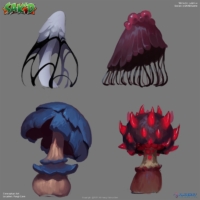 SAK'D - Concept Art - Fungi, Mushroom