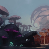 SAK'D - Concept Art - Fungi Cave