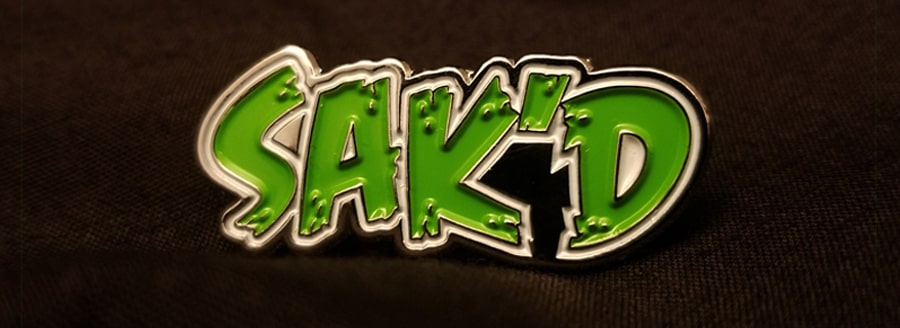 SAK'D Enamel Pin